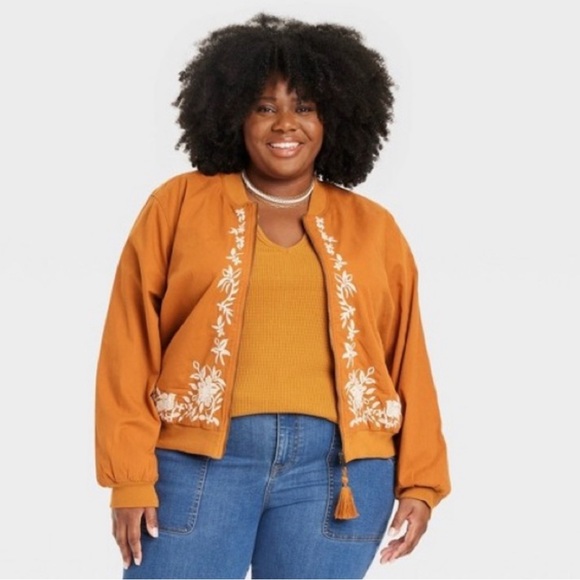 NWT Knox Rose Bomber Jacket - Picture 3 of 3